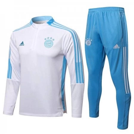 FC Bayern de Múnich Sudadera De Entrenamiento Trajes 2022/23 Azul Blanco Quarter-Zip - Hombre FC Bayern de Múnich Sudadera De Entrenamiento Trajes 2022/23 Azul Blanco Quarter-Zip - Hombre